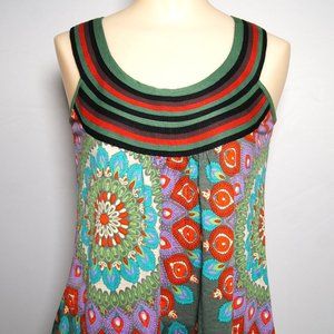 Cute floral tank top, multicolor, S-M